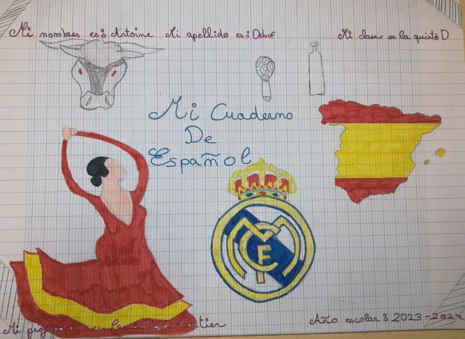 Dessin Espagnol Page De Garde 4eme Journal Actuel